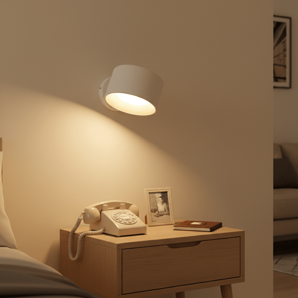 Kabellose Nordic Wandlampe mit Fernbedienung