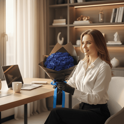 Ewige Glitzerrose für romantische Geschenke & Wohnkultur
