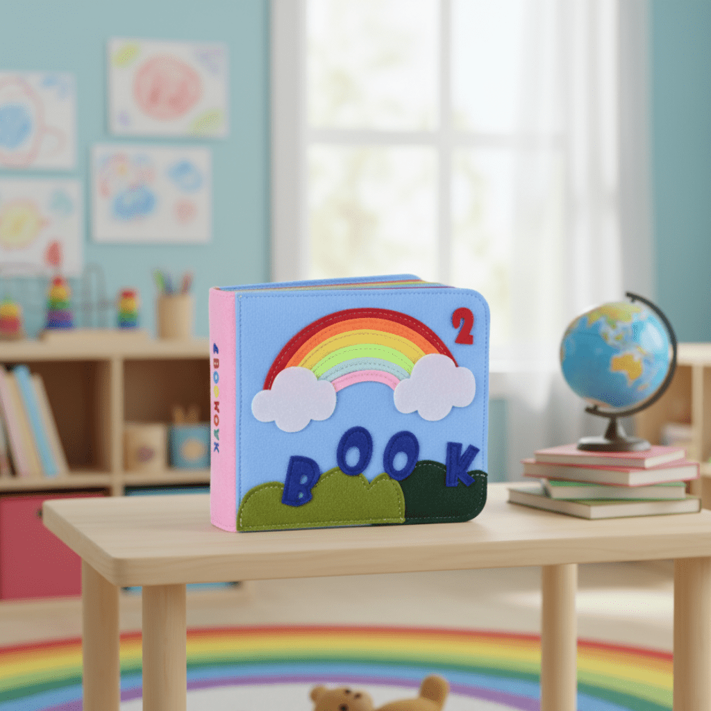 Montessori-inspiriertes Lernbuch für Kinder | Interaktive Geschichten und Bildungsaktivitäten