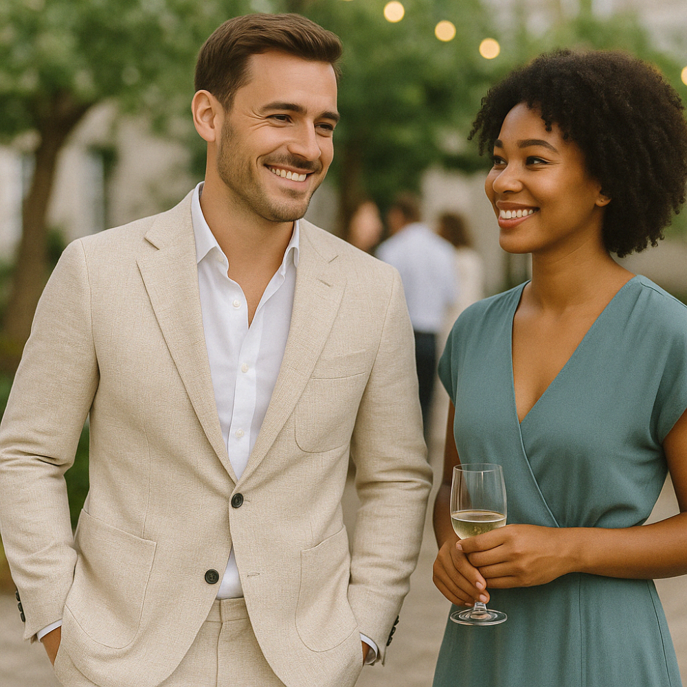 Herren Leinenanzug | Leicht und Stilvoll für Sommer und Herbst