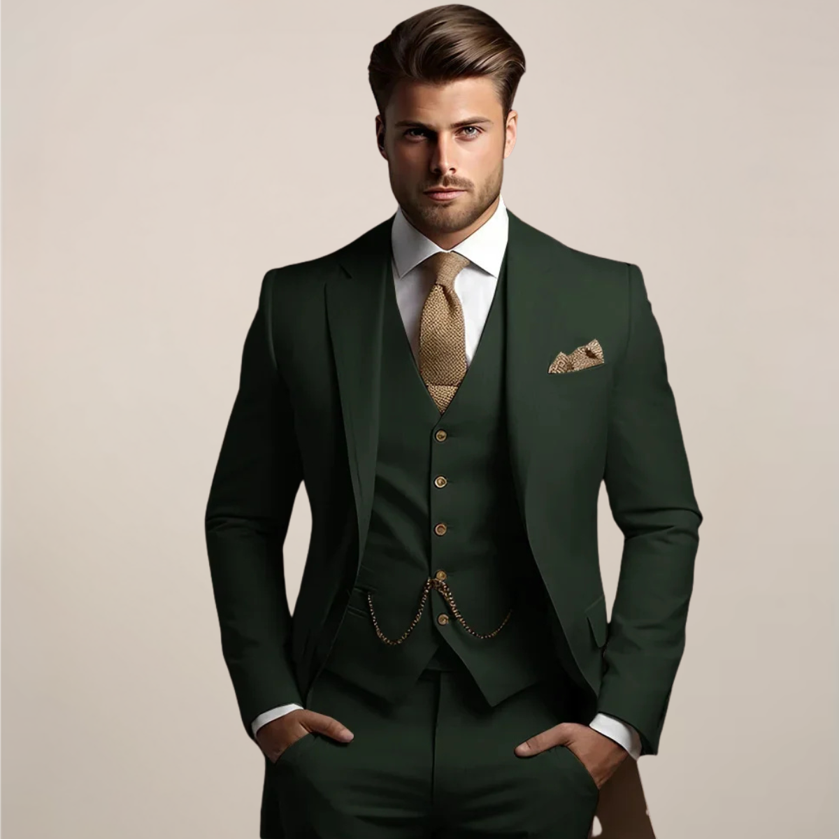 Men's Three-Piece Suits | Slim