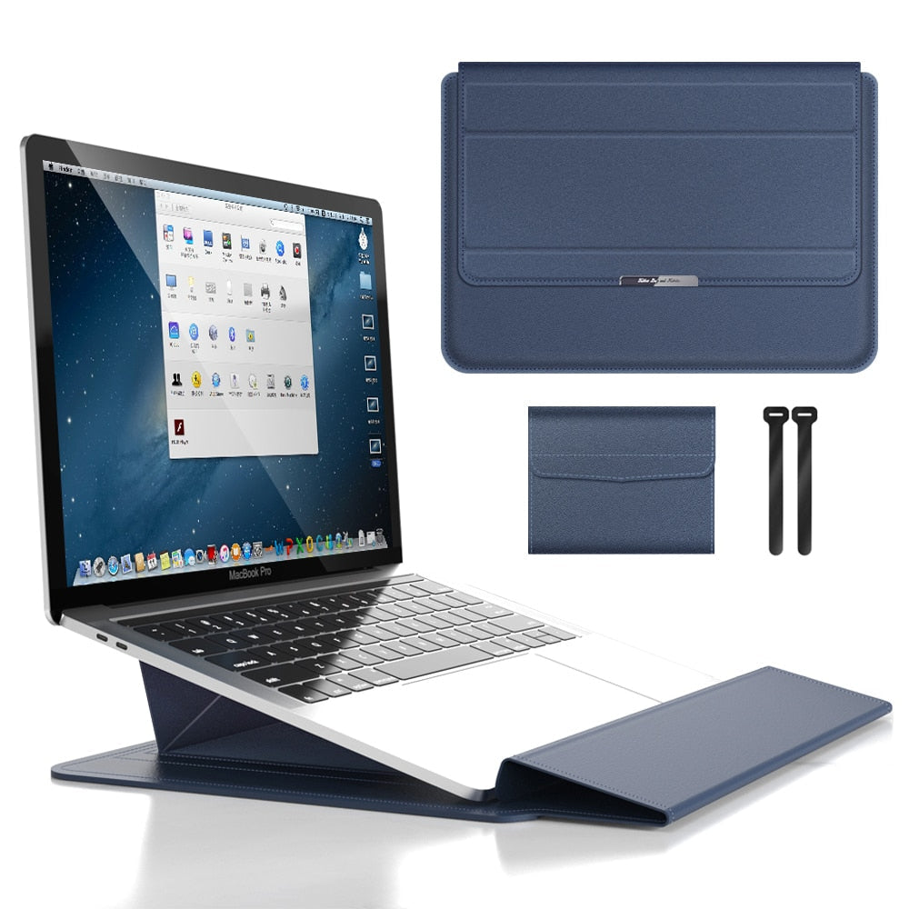 Verstellbarer Laptop-Ständer & Sleeve – Verbesserter ergonomischer Komfort für die Arbeit