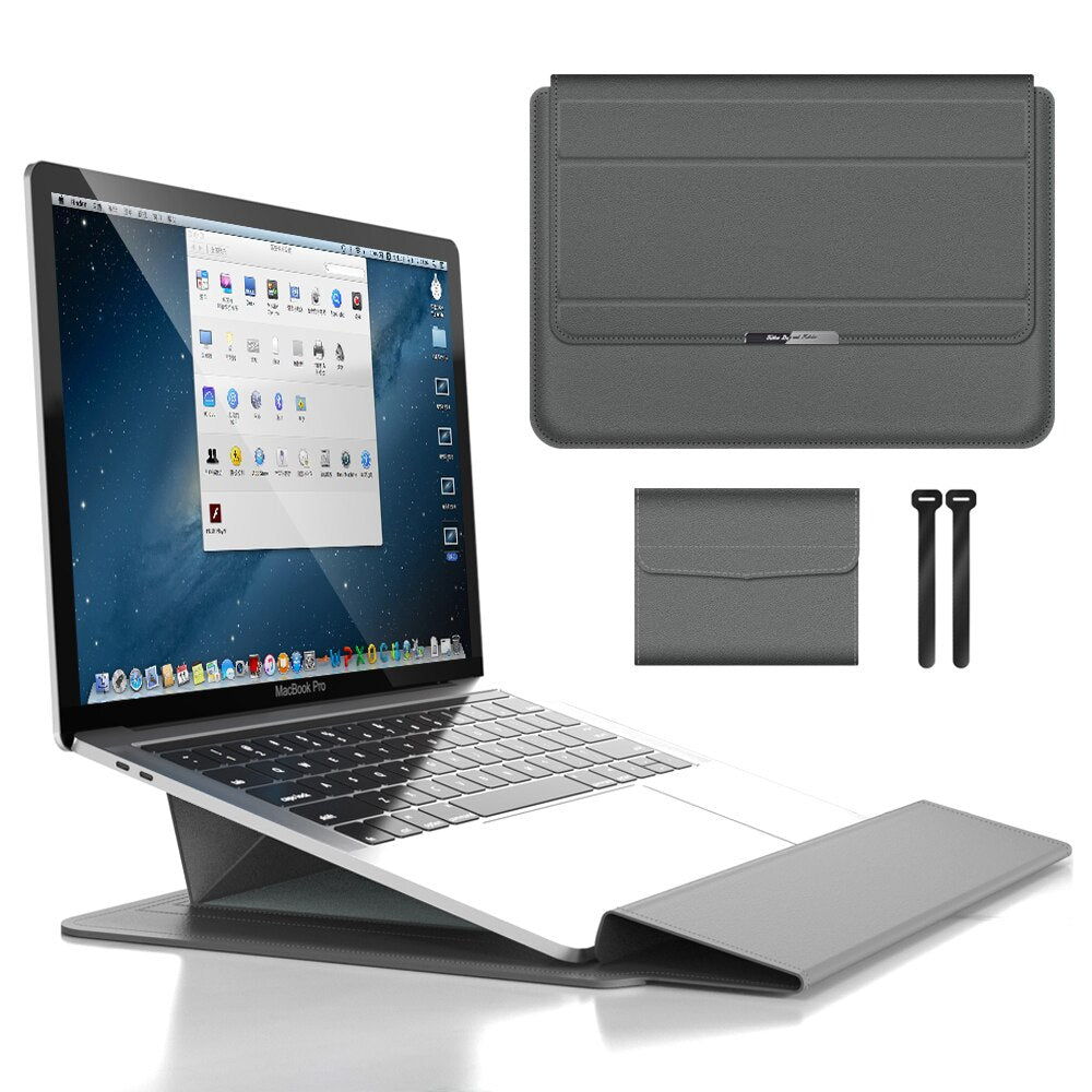 Verstellbarer Laptop-Ständer & Sleeve – Verbesserter ergonomischer Komfort für die Arbeit