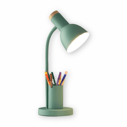 Moderne LED Schreibtischlampe mit Stifthalter für Büro & Zuhause
