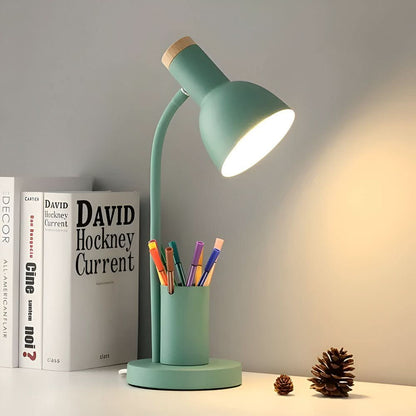 Moderne LED Schreibtischlampe mit Stifthalter für Büro & Zuhause