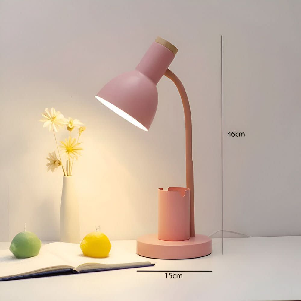 Moderne LED Schreibtischlampe mit Stifthalter für Büro & Zuhause