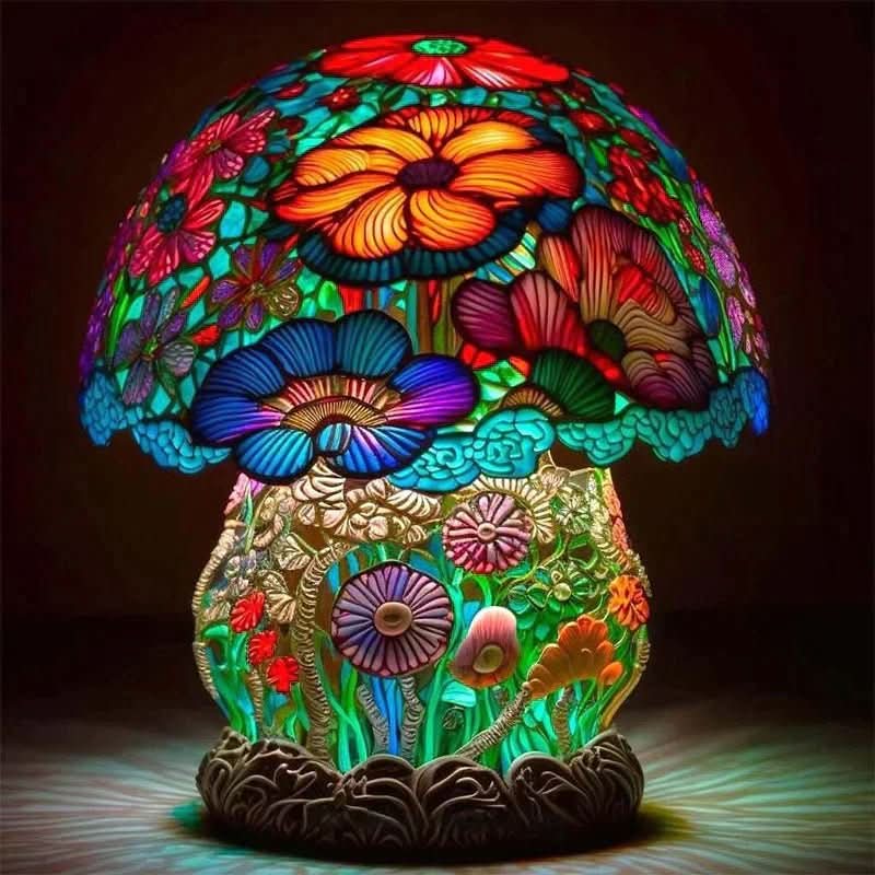 Mosaiklampe für sanfte Beleuchtung und Entspannung