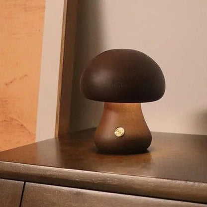 Pilzförmige Nachttischlampe