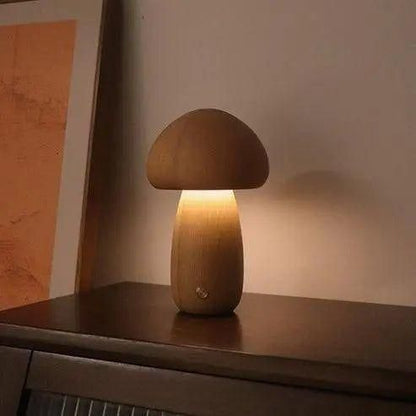 Pilzförmige Nachttischlampe