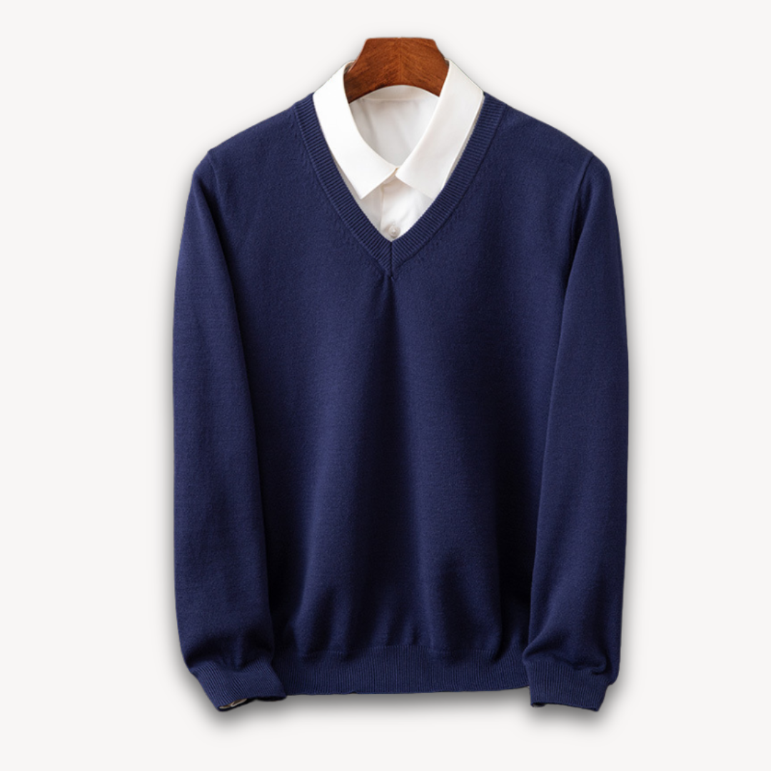 Men's V-Neck Sweater | Soft & Lightweight
