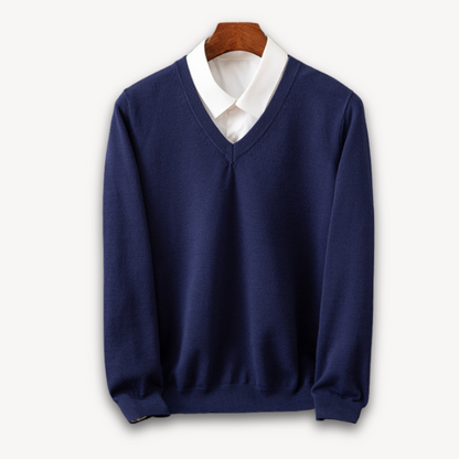Men's V-Neck Sweater | Soft & Lightweight