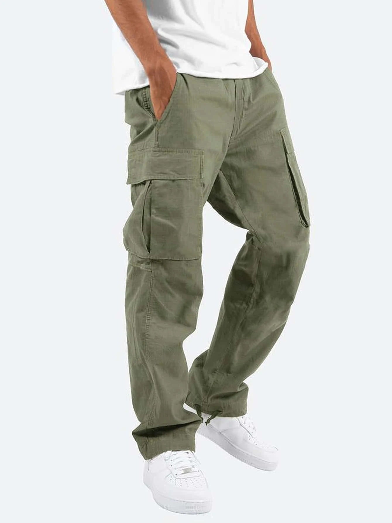 Herren Stretch Cargo-Hose | Lang