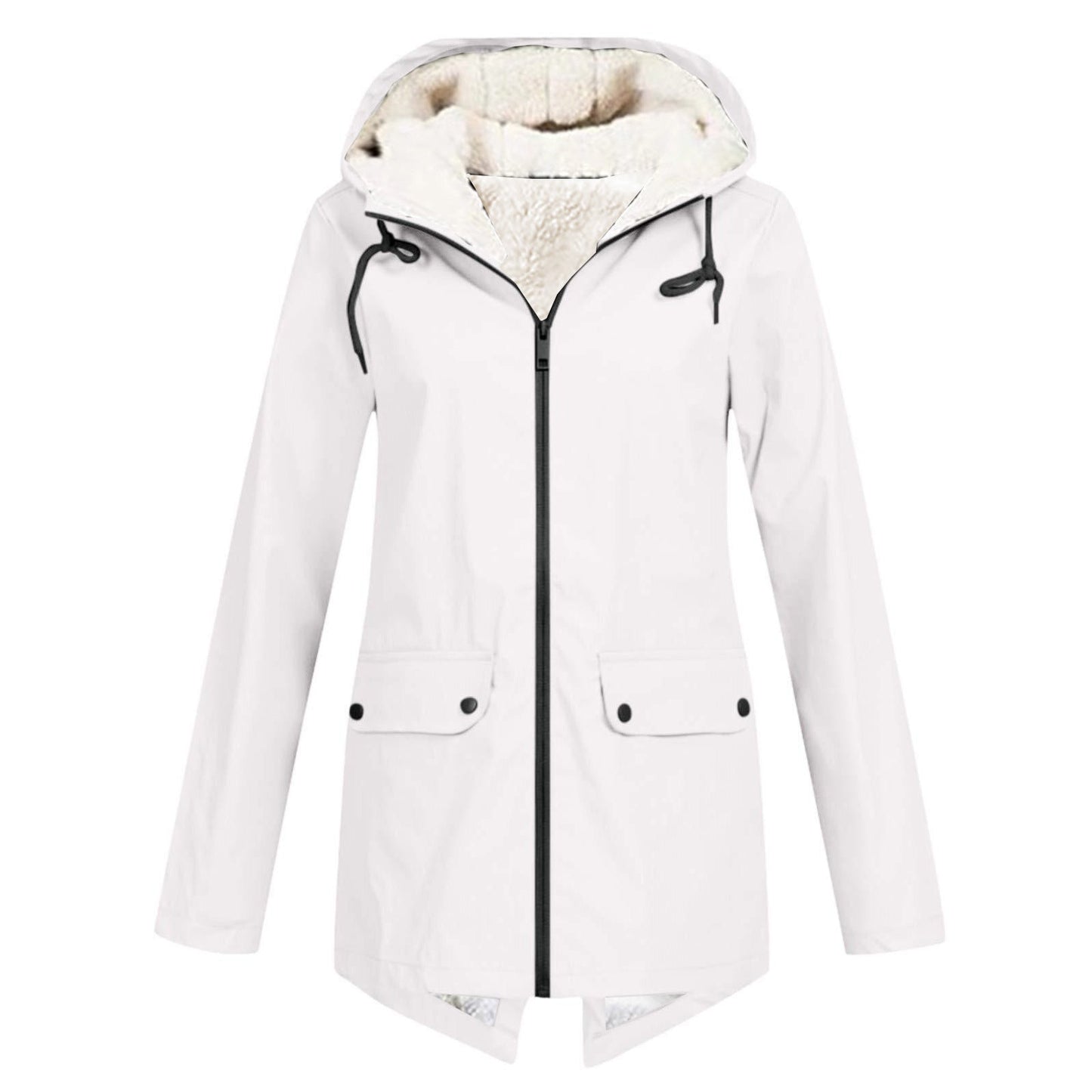 Women's Plush Lining Jacket | Hooded