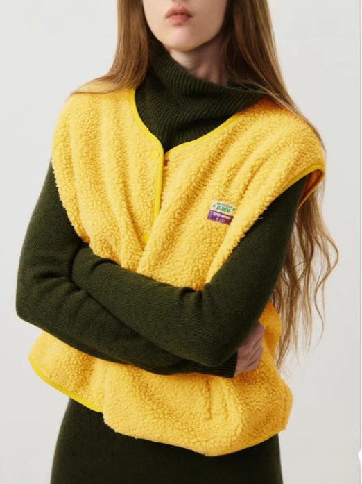 Damen Lockere Weste | Mode