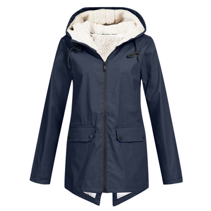 Women's Plush Lining Jacket | Hooded