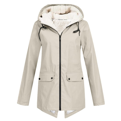 Women's Plush Lining Jacket | Hooded