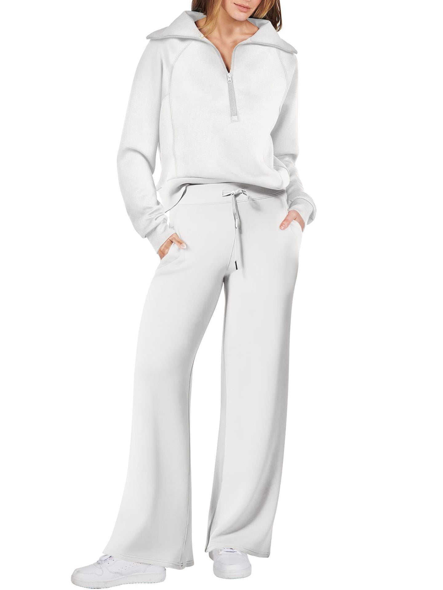 Women's Two-Piece Set Tracksuit | Zipper