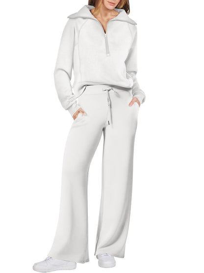 Women's Two-Piece Set Tracksuit | Zipper