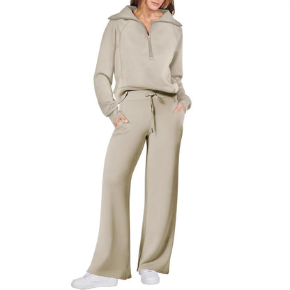 Women's Two-Piece Set Tracksuit | Zipper
