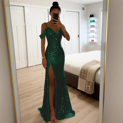 Glitzerndes Abendkleid für Damen