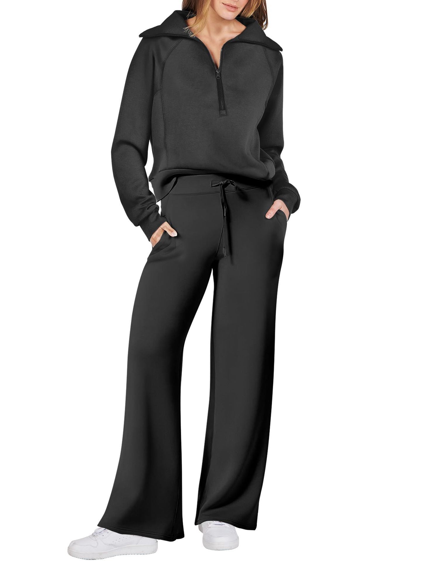 Women's Two-Piece Set Tracksuit | Zipper