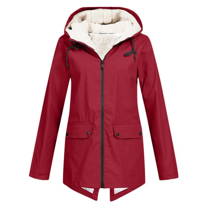 Women's Plush Lining Jacket | Hooded