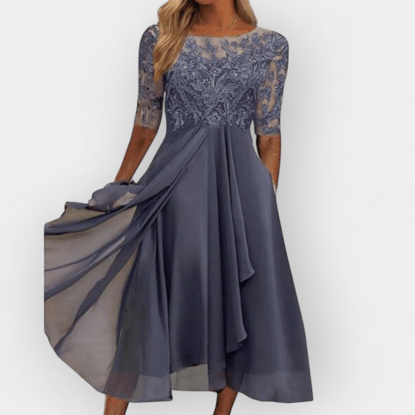 Damen Modern Festliches Kleid | Midi