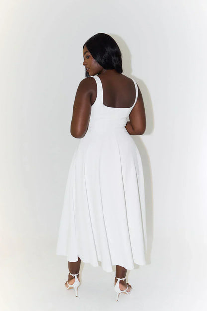 Damen Elegant Festliches Kleid | Midi