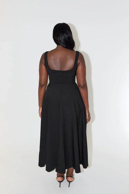 Damen Elegant Festliches Kleid | Midi