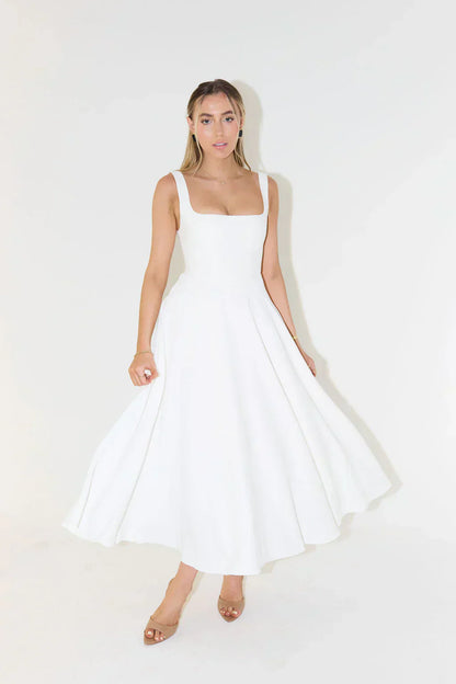 Damen Elegant Festliches Kleid | Midi