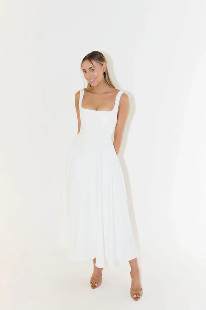 Damen Elegant Festliches Kleid | Midi