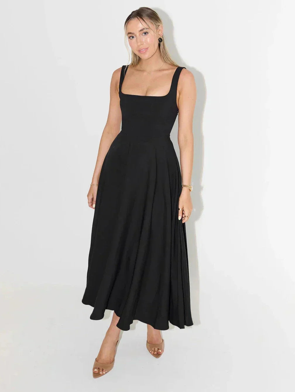 Damen Elegant Festliches Kleid | Midi
