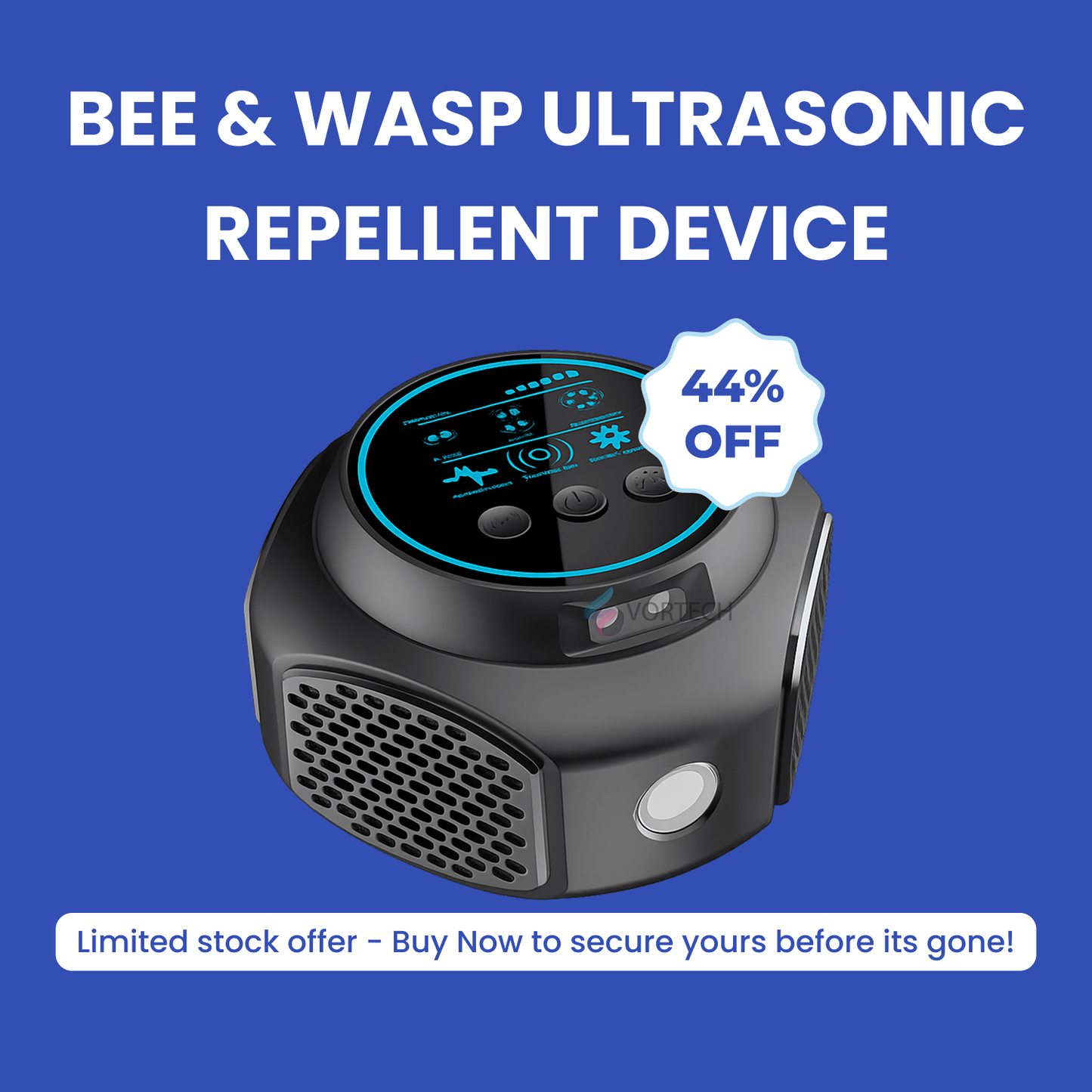 Ultraschall Bienen- und Wespenabwehrmittel für 360-Grad-Abdeckung