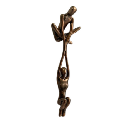 Zeitlose Liebe und Resilienz | Dekorative Skulptur | Wohnakzent | Unverwechselbare Dekoration
