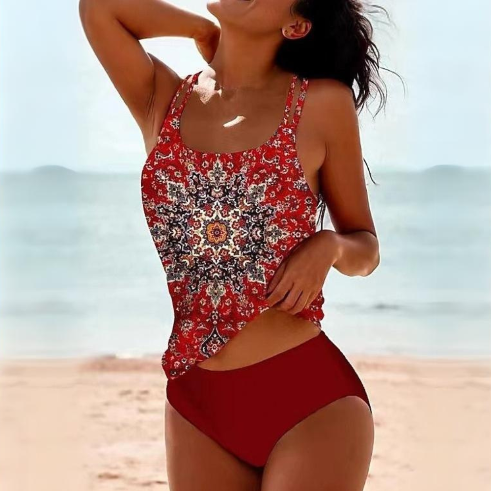 Damen Tankini 2-Teiliges Set | Badeanzug