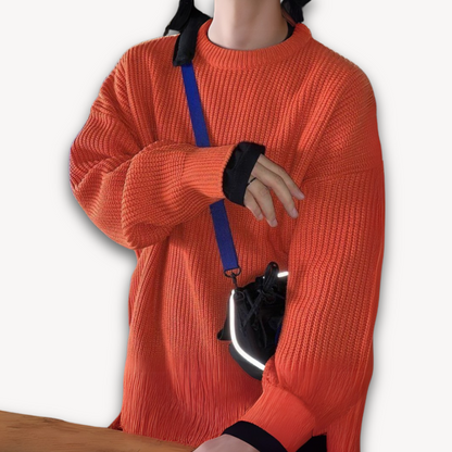 Men's Oversized Pullover Sweater | Winter