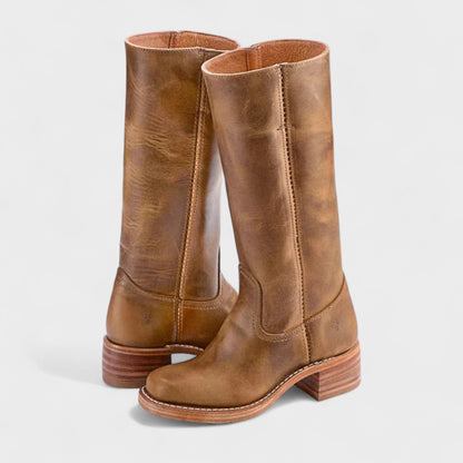 Damen Cowboy Ankle Boots | Plattform