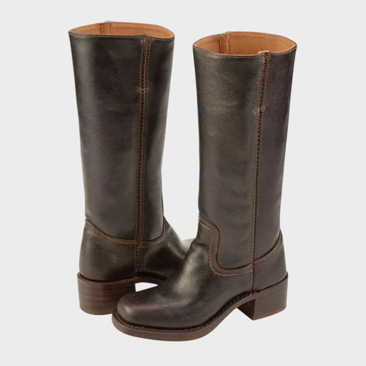 Damen Cowboy Ankle Boots | Plattform