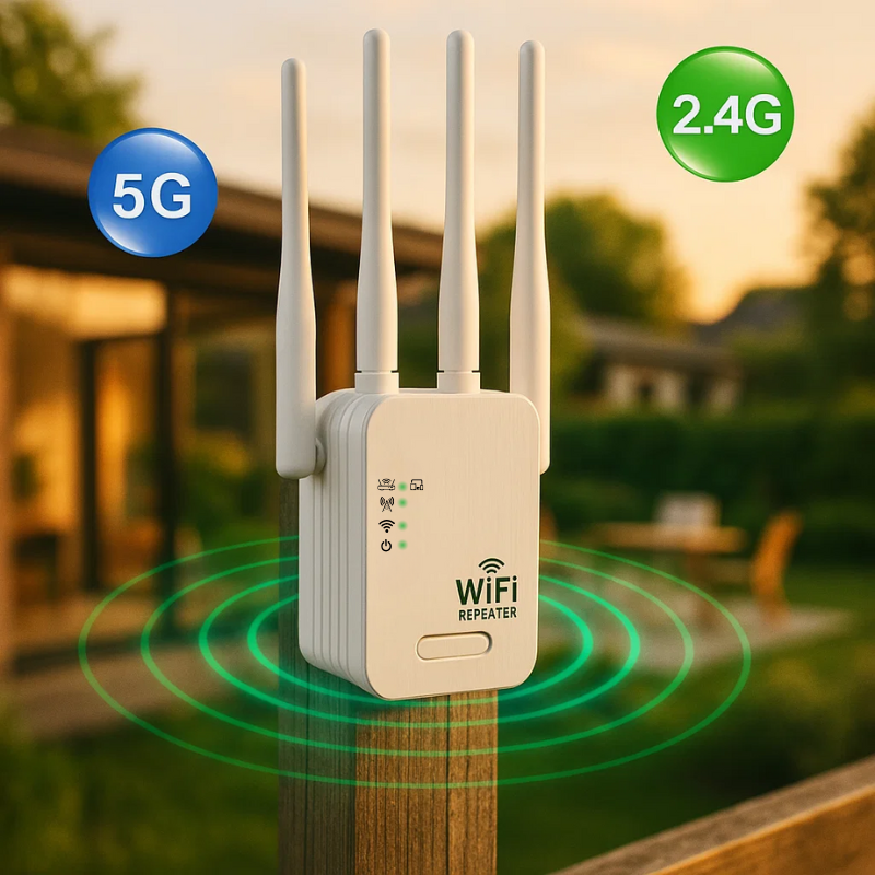 Außen-WiFi-Reichweitenverstärker und Repeater für Gärten, Home Offices, Höhlen und Außenwohnräume