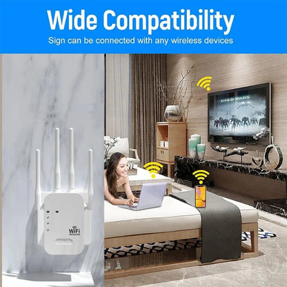 Außen-WiFi-Reichweitenverstärker und Repeater für Gärten, Home Offices, Höhlen und Außenwohnräume