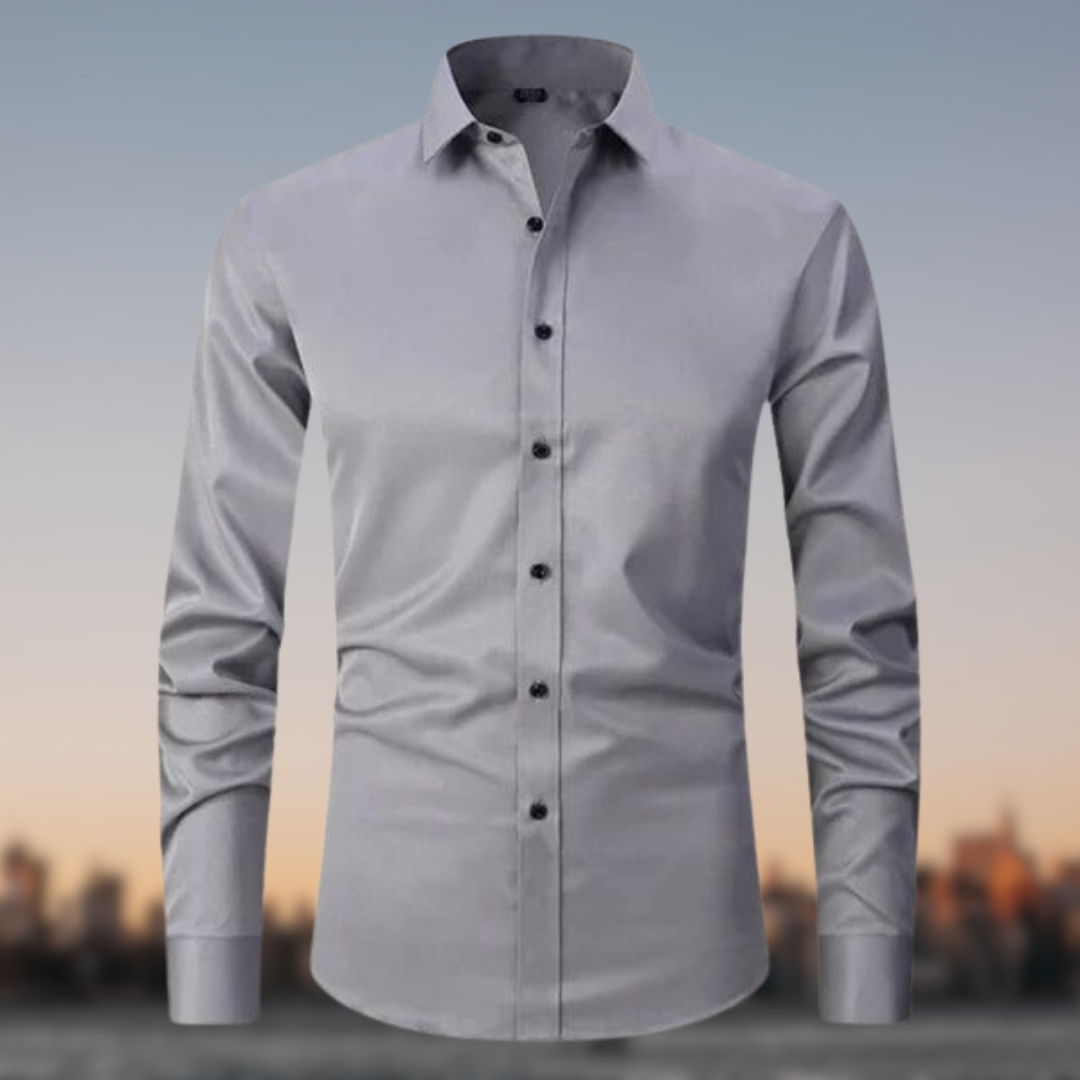 Elegantes Stretch-Hemd für Herren | Langarm