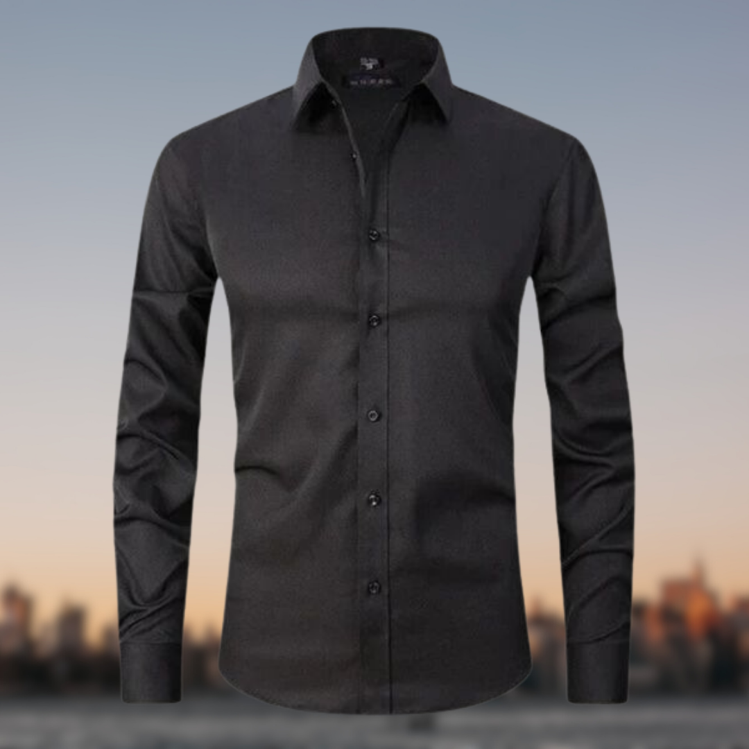 Herren Elegant Stretch Hemd | Langarm