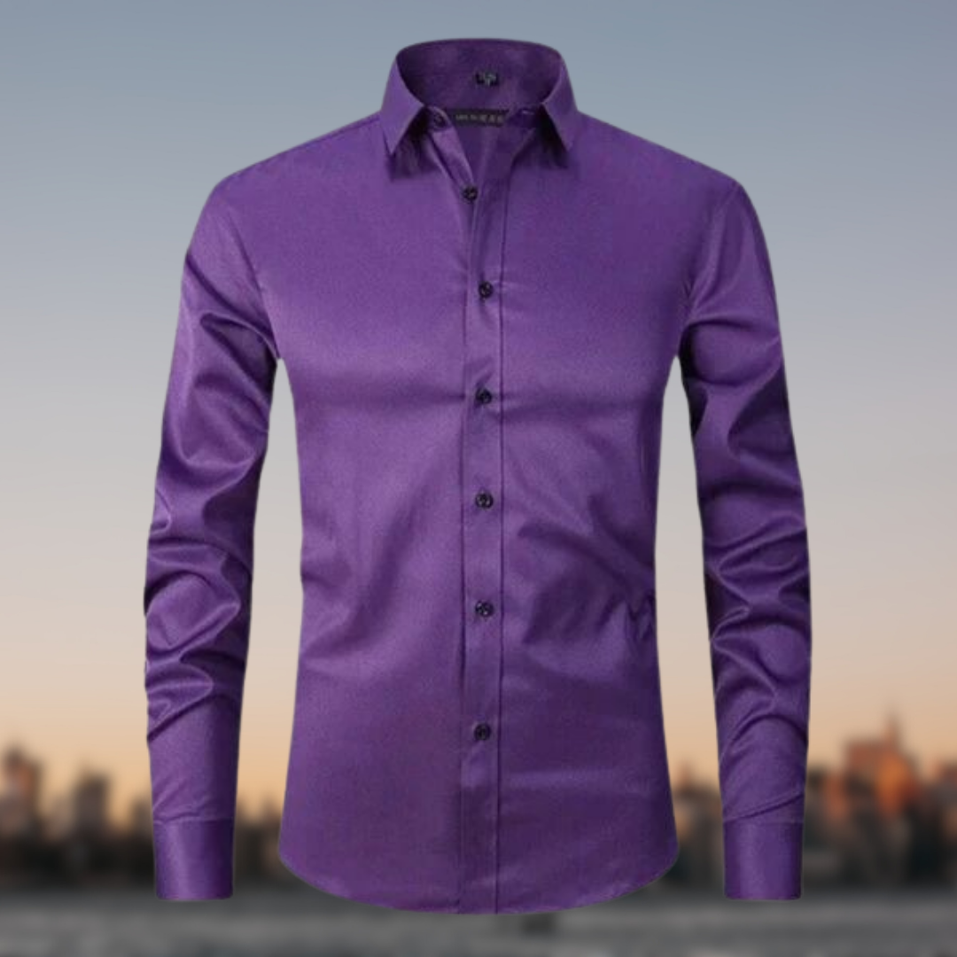 Herren Elegant Stretch Hemd | Langarm