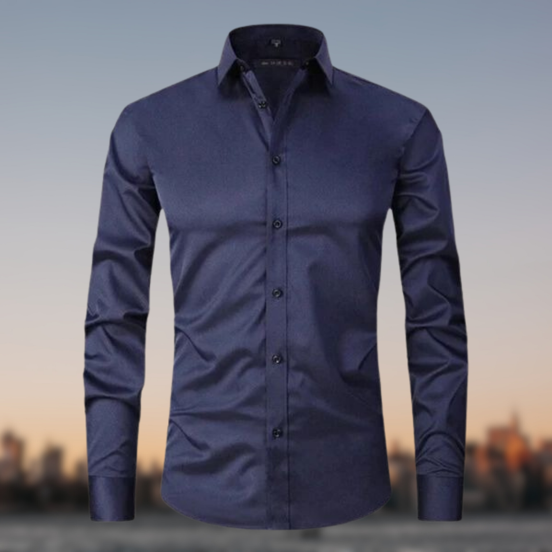Herren Elegant Stretch Hemd | Langarm