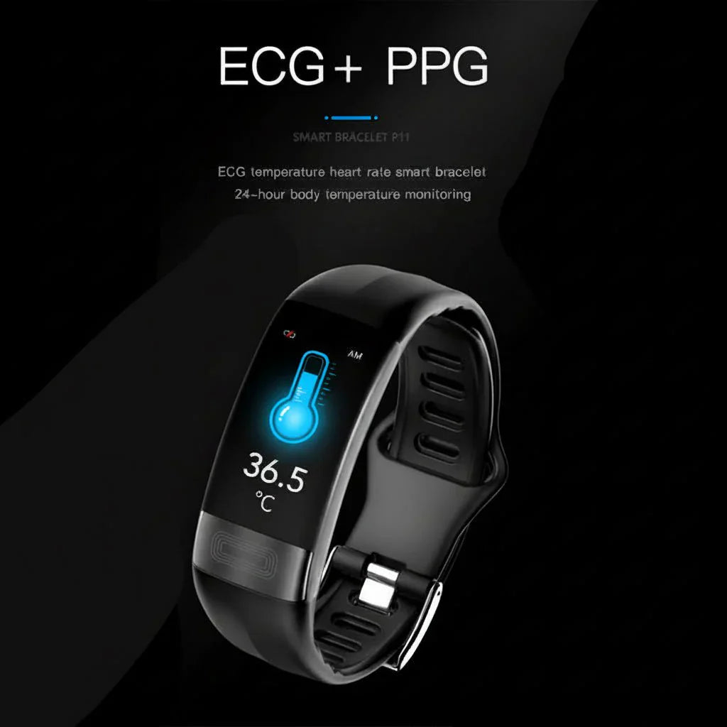 Smartwatch mit ECG, Blutdruck und Schlafüberwachung