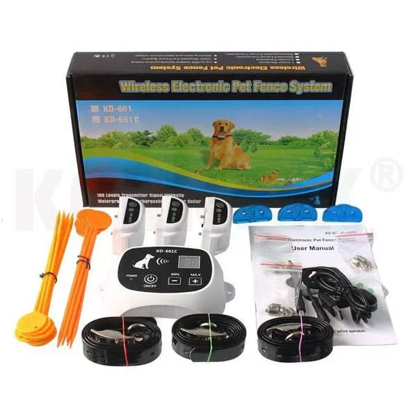 Drahtloser Haustierzaun mit Ton- und Vibrationswarnungen