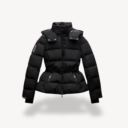 Women's Belted Puffer Jacket | Waterproof