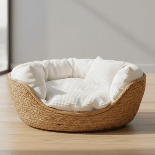 Umweltfreundliches Katzensofa mit atmungsaktivem Baumwoll-Design