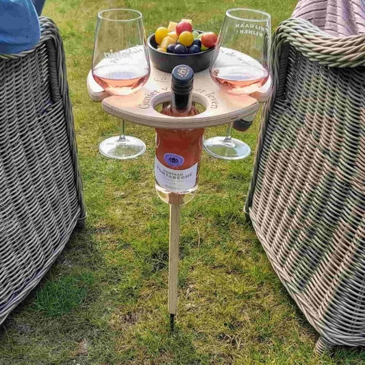 Tragbarer Weintisch – Ideal für Picknicks und Genuss im Freien