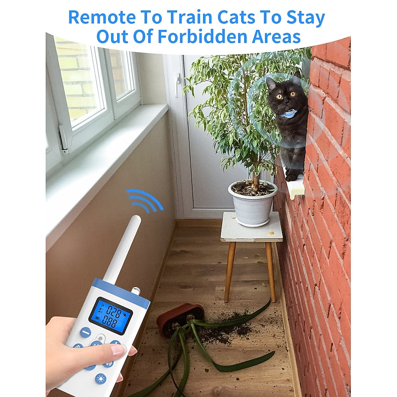Katze Trainingshalsband mit Fernbedienung